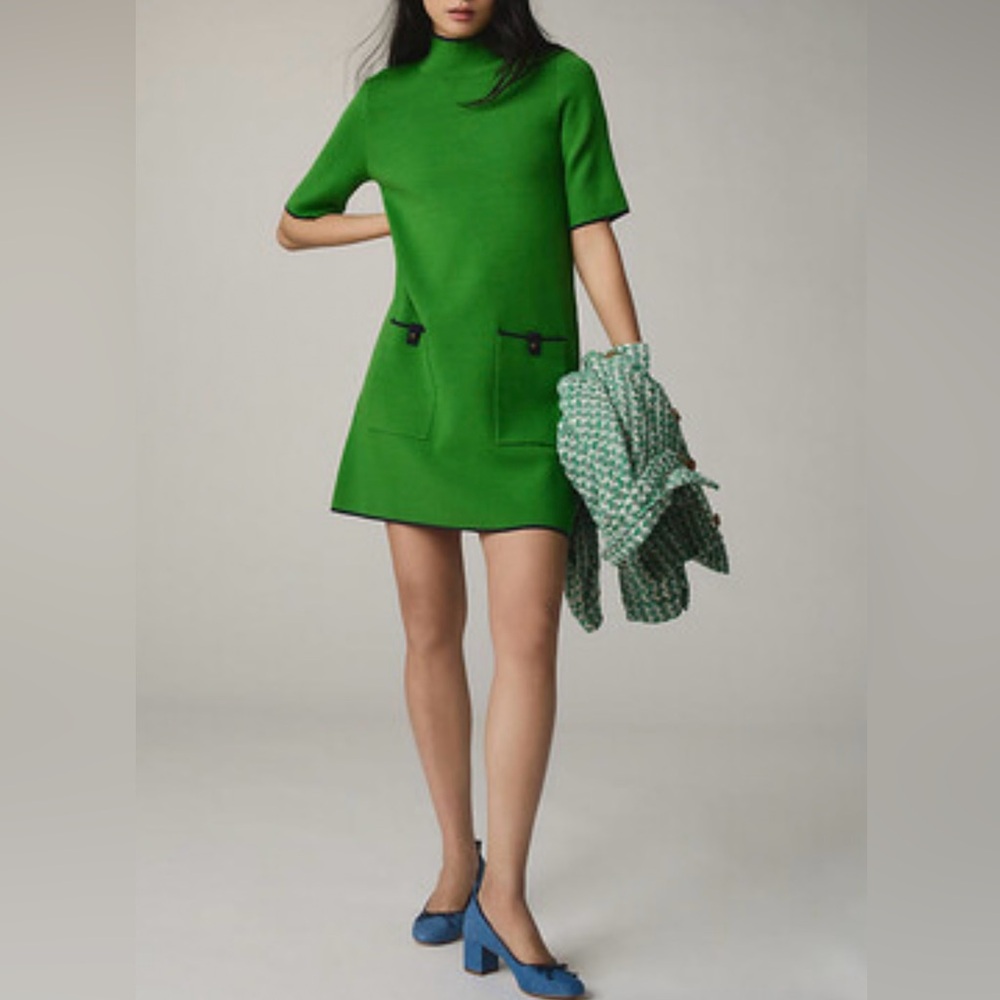 Maeve Green Mini Dress